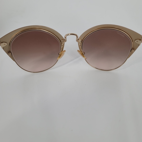 Miu Miu Sunglasses SMU-53R 52mm Brown Burgundy with Box and Case - Picture 7 of 10